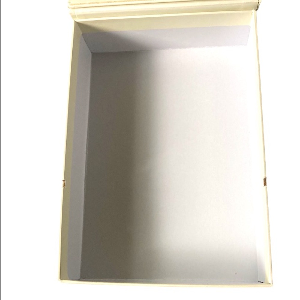 Cream Gold Embossed Keepsake Box - Picture 6 of 8